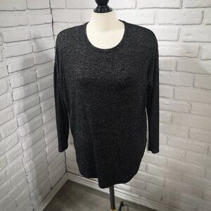 Buffalo David Bitton Ladies Size Large Black & Grey Lightweight Sweater